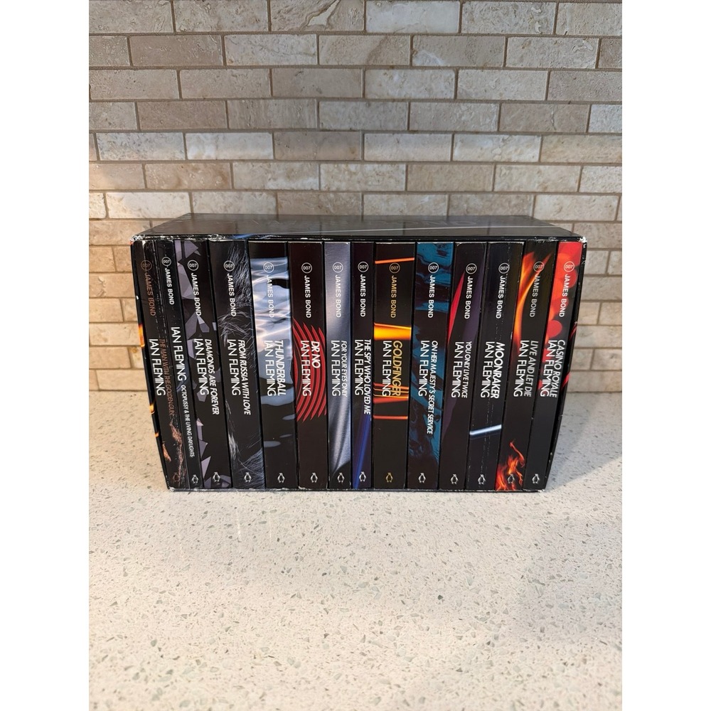 Ian Fleming James Bond Complete Collection Box Set 14 Volumes 007